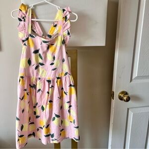 Carter's | Pink Dress with Lemon Print - 6